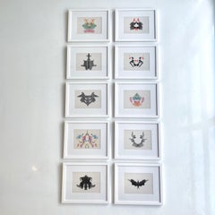 Original Set of Hermann Rorschach Inkblots from 1921