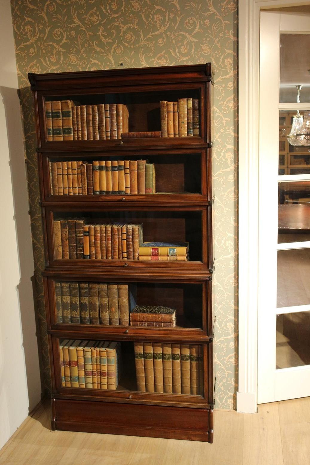 Early 20th Century Original Set of Stackable Mahogany Inglesants Bookcases