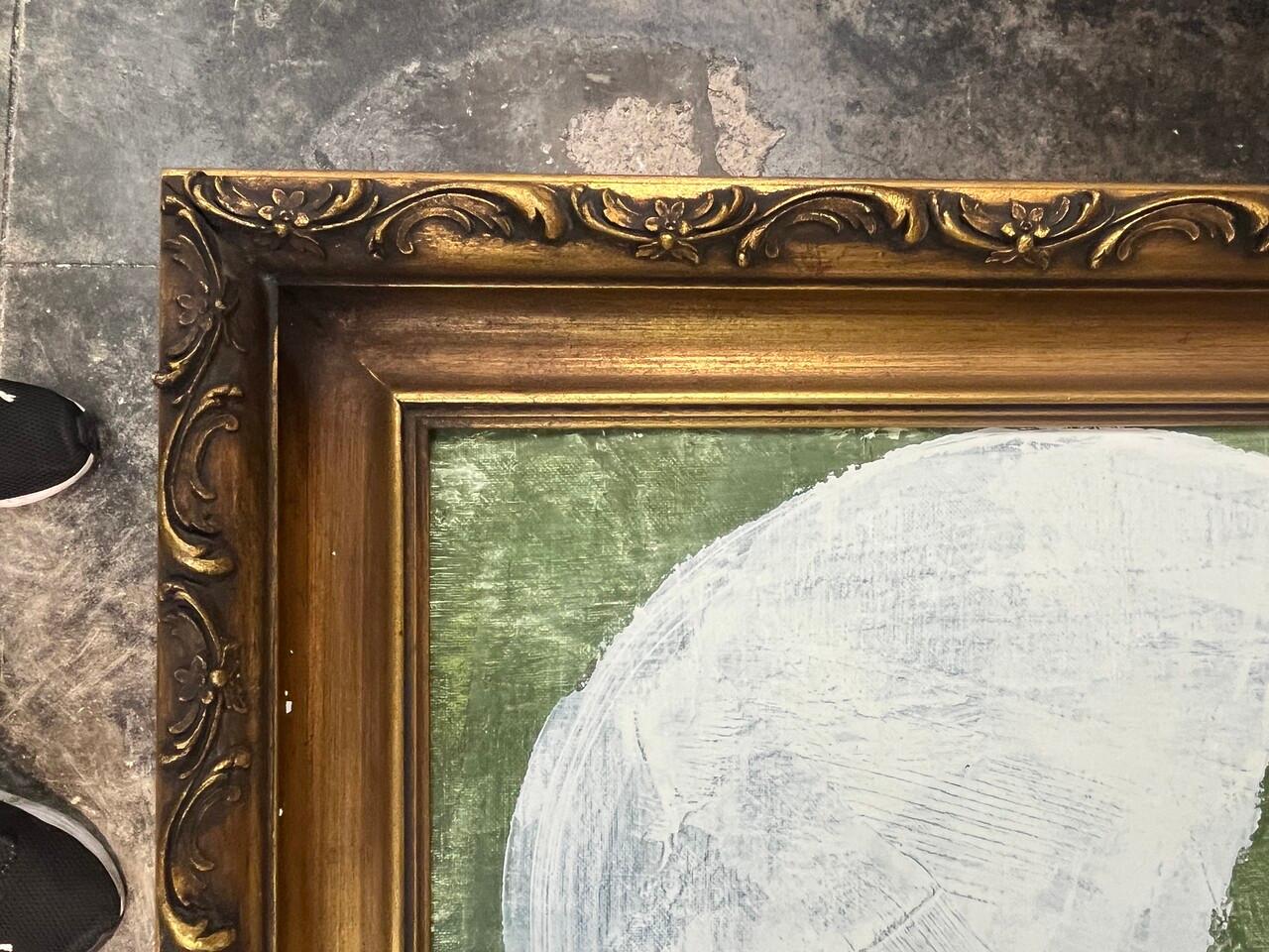 Original Shannon Wier Abstract painting in Antique Gilt Frame (Moderne) im Angebot