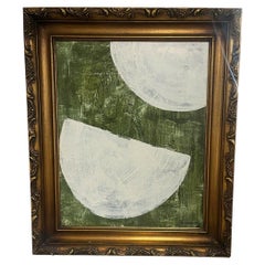 Original Shannon Wier Abstract painting in Antique Gilt Frame