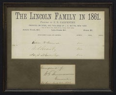 U.S. Grant and W.T. Sherman, Signed Historical Collage