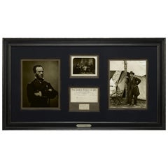 U.S. Grant and W.T. Sherman, Signed Historical Collage