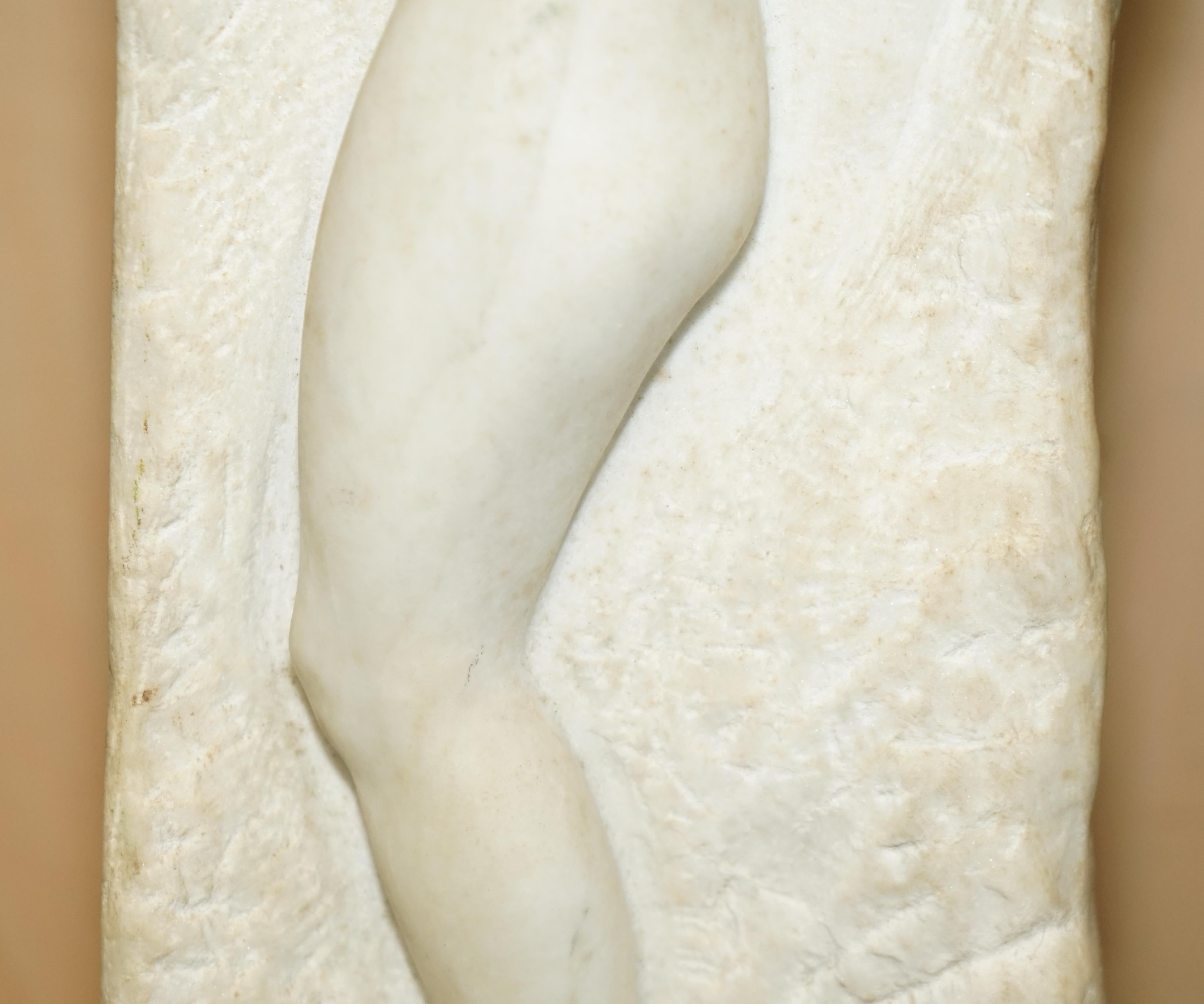 Marble ORIGINAL SiGNED AMEDEO GENNARELLI 1881-1943 CARVED MARBLE STATUE / SCULPTURe For Sale
