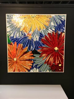 Original Signed Art Glass Mosaic Painting SICIS