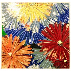 Original Signed Art Glass Mosaic Painting SICIS