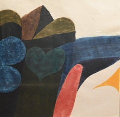 Original signiert Carol Summers "Big Sur" Holzschnitt gerahmt