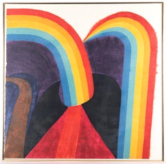 Original signiert Carol Summers "Die Erschaffung von Malwa" 61/75 Ed Holzschnitt