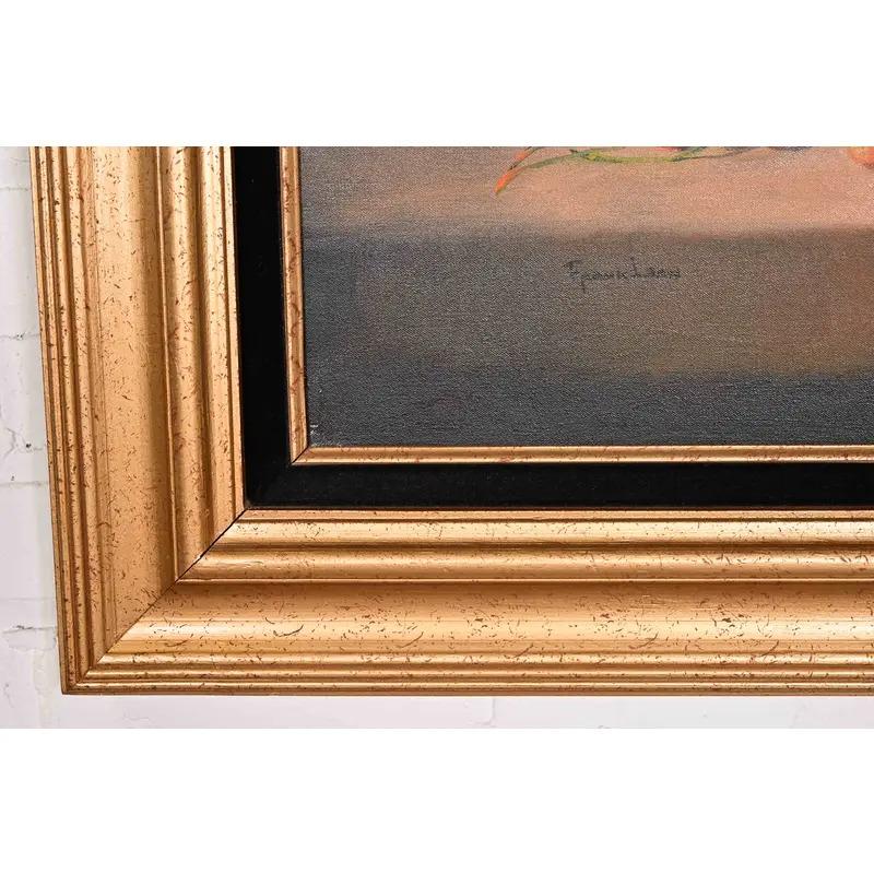 Nature morte à l'huile originale signée de Frank French en vente 6