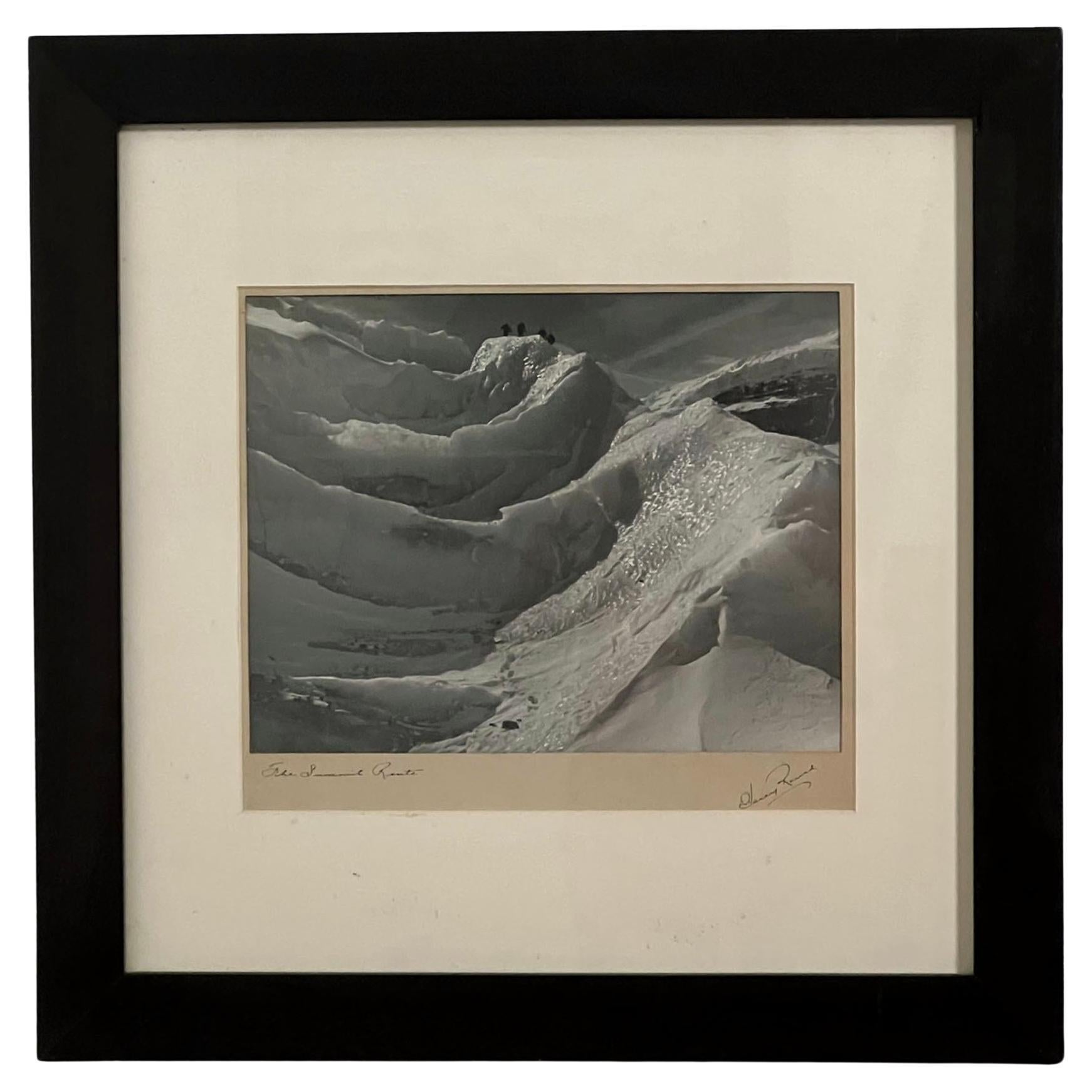 Original Signed Gelatin Print Photograph by Harry Rowed, Canada, Circa 1940s For Sale