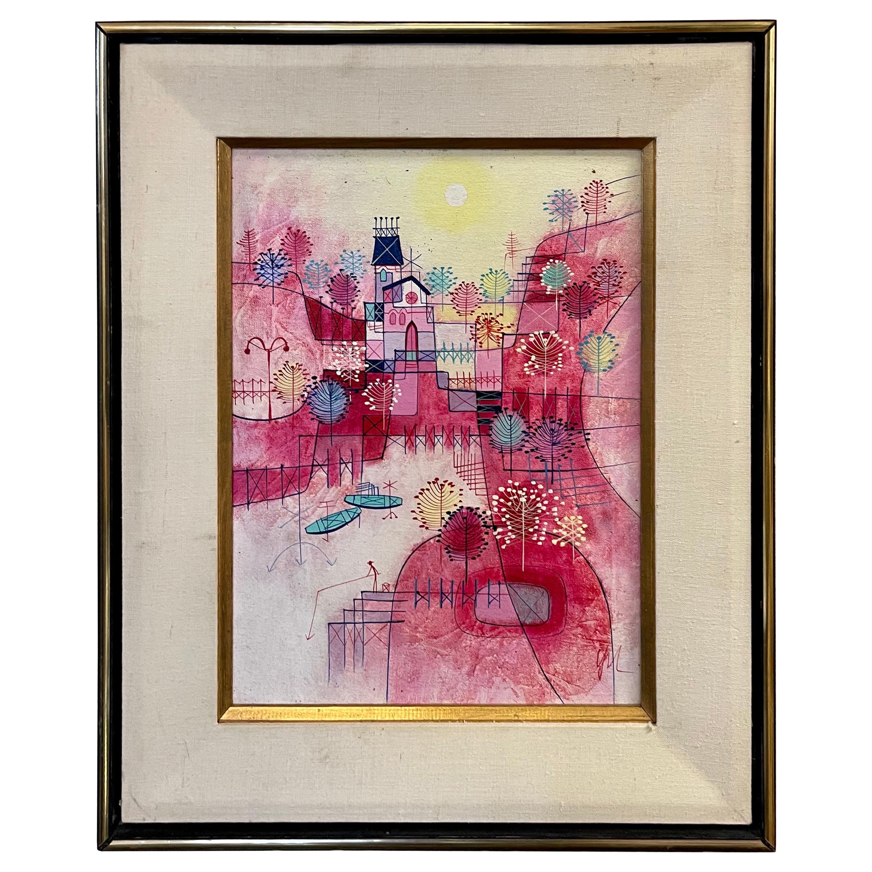 Original Signed Heshi Yu Painting