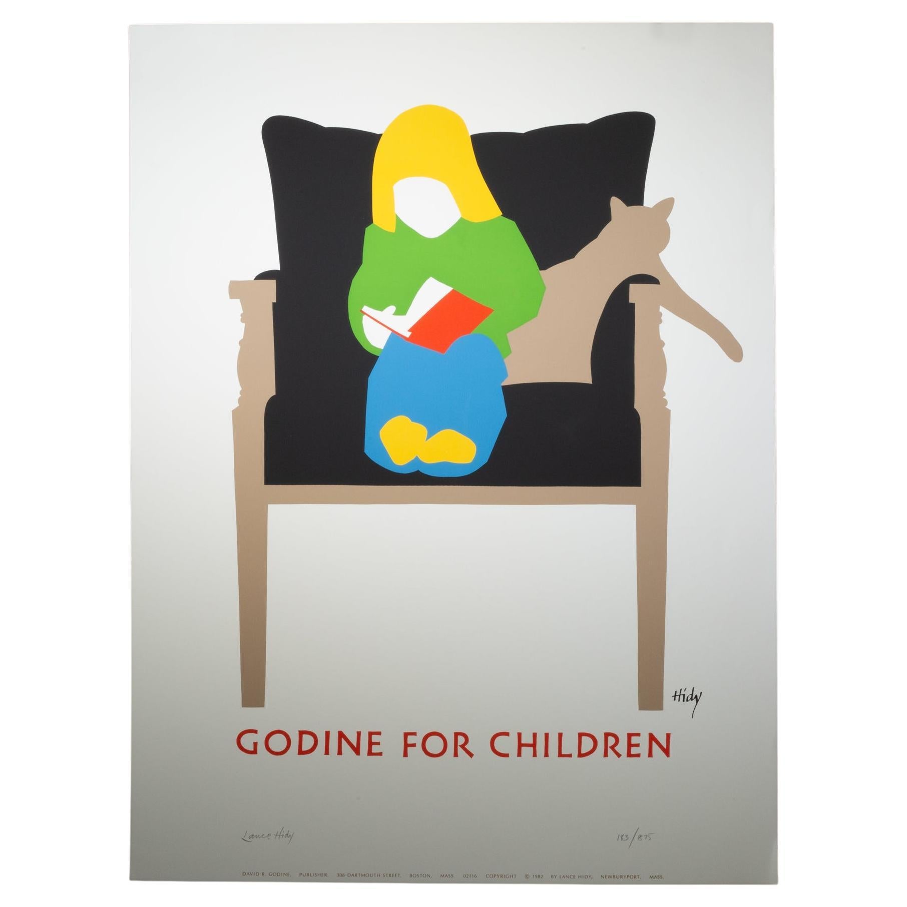 Original Signed Lance Hidy, Godine for Children, Poster c.1982-Two available For Sale