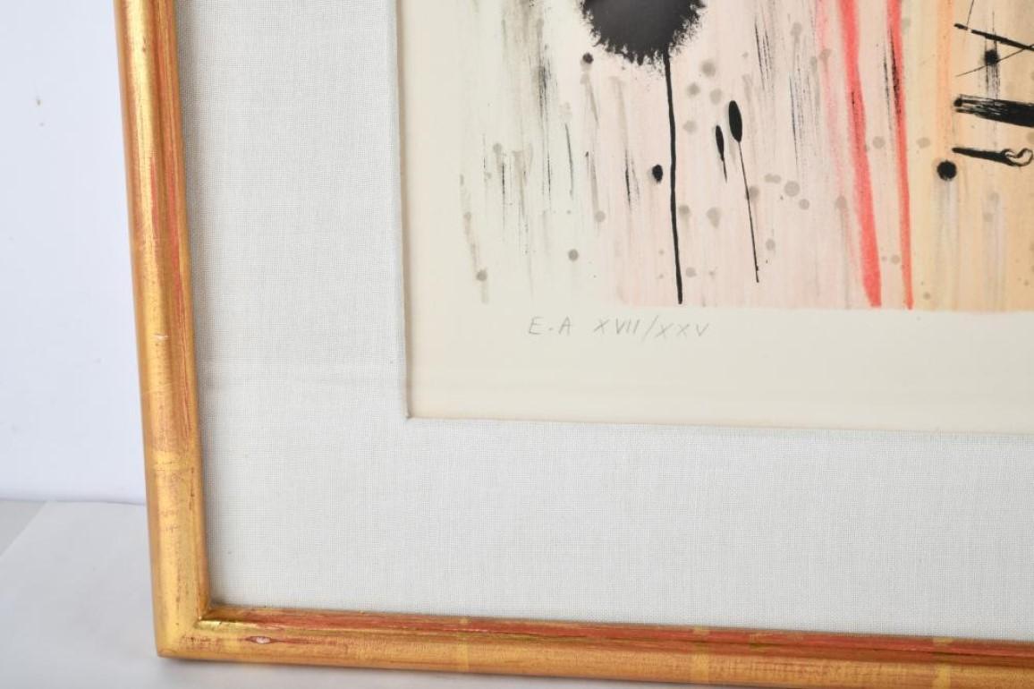 Original signierte Lithographie von Salvador Dali
Unten rechts mit Bleistift signiert, Künstlerexemplar mit E.A. 17/25 

Die angegebenen Maße sind einschließlich Rahmen.