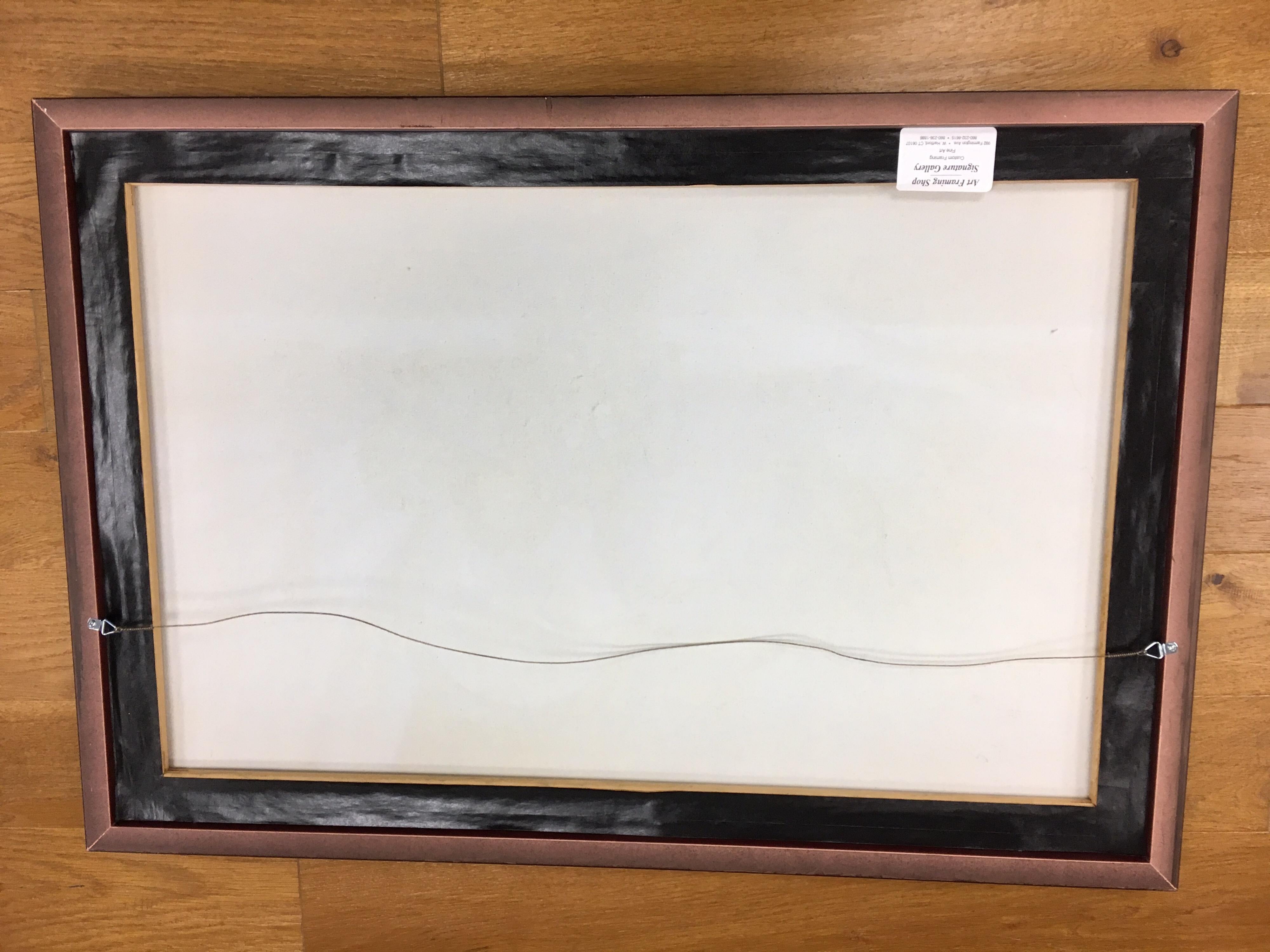 Nature morte originale encadrée signée par Mariano et signée, milieu du siècle dernier 3