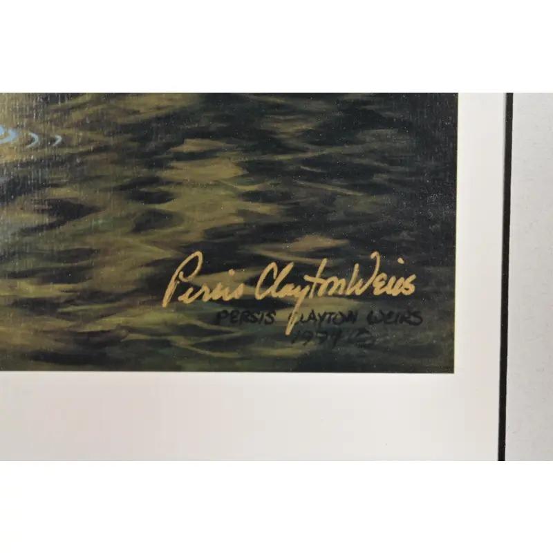 Original Signed Persis Clayton Weirs 