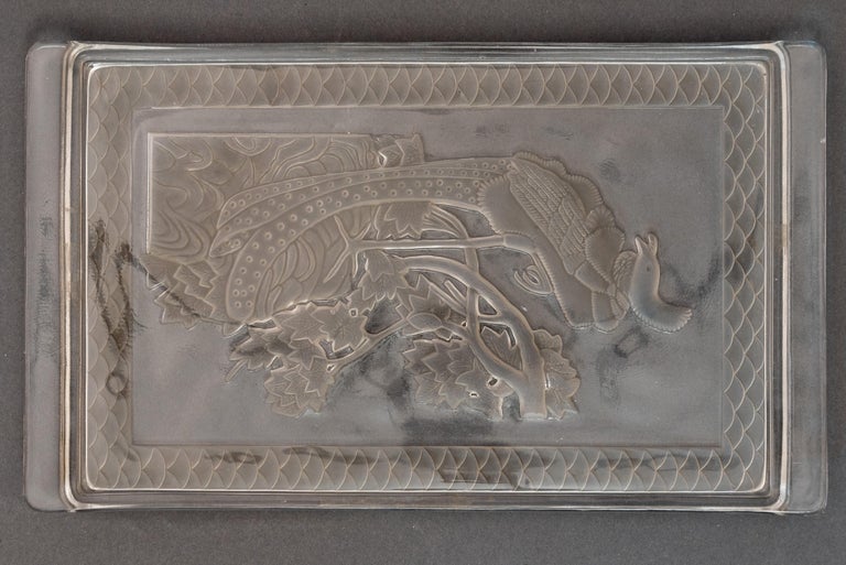 Lalique Crystal Tray at 1stDibs