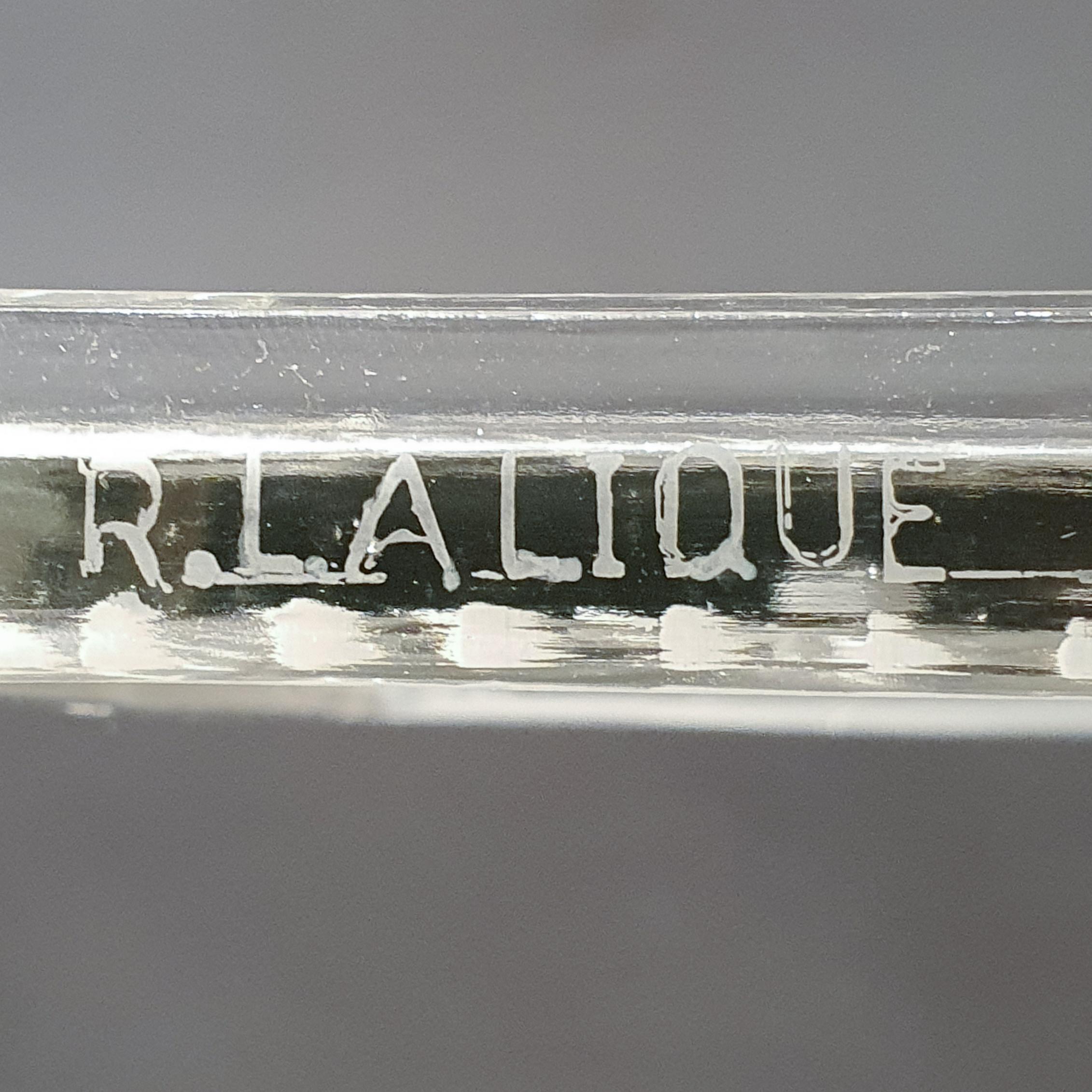 Mid-20th Century Lalique Crystal Tray
