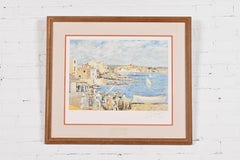 Original Signed Salvador Dali "Llaner Beach in Cadaqués" Framed Lithograph