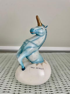 Original Signed Sergio Bustamante Unicorn Sculpture