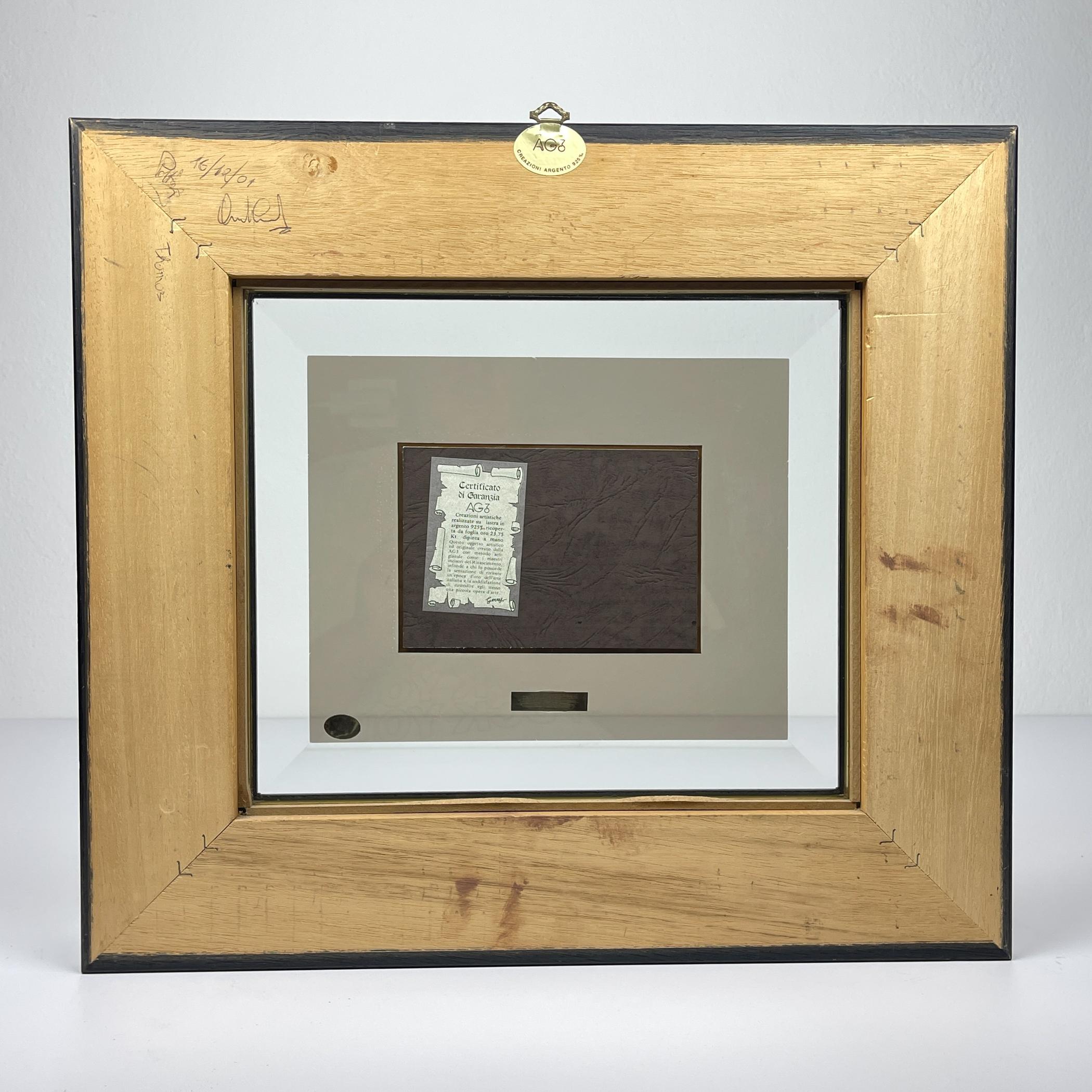Original Silver and Gold relief picture collection AG3, Italy, 2000s For Sale 11