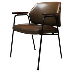 Original Sky Armchair and Teak Armrests Walter Knoll, 1960s