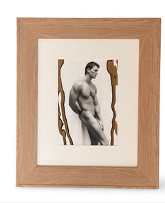 Original Small B&W Male Nude Fine Art Photograph by George Machado NYC, 1994