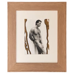 Original Small B&W Male Nude Fine Art Photograph by George Machado NYC, 1994