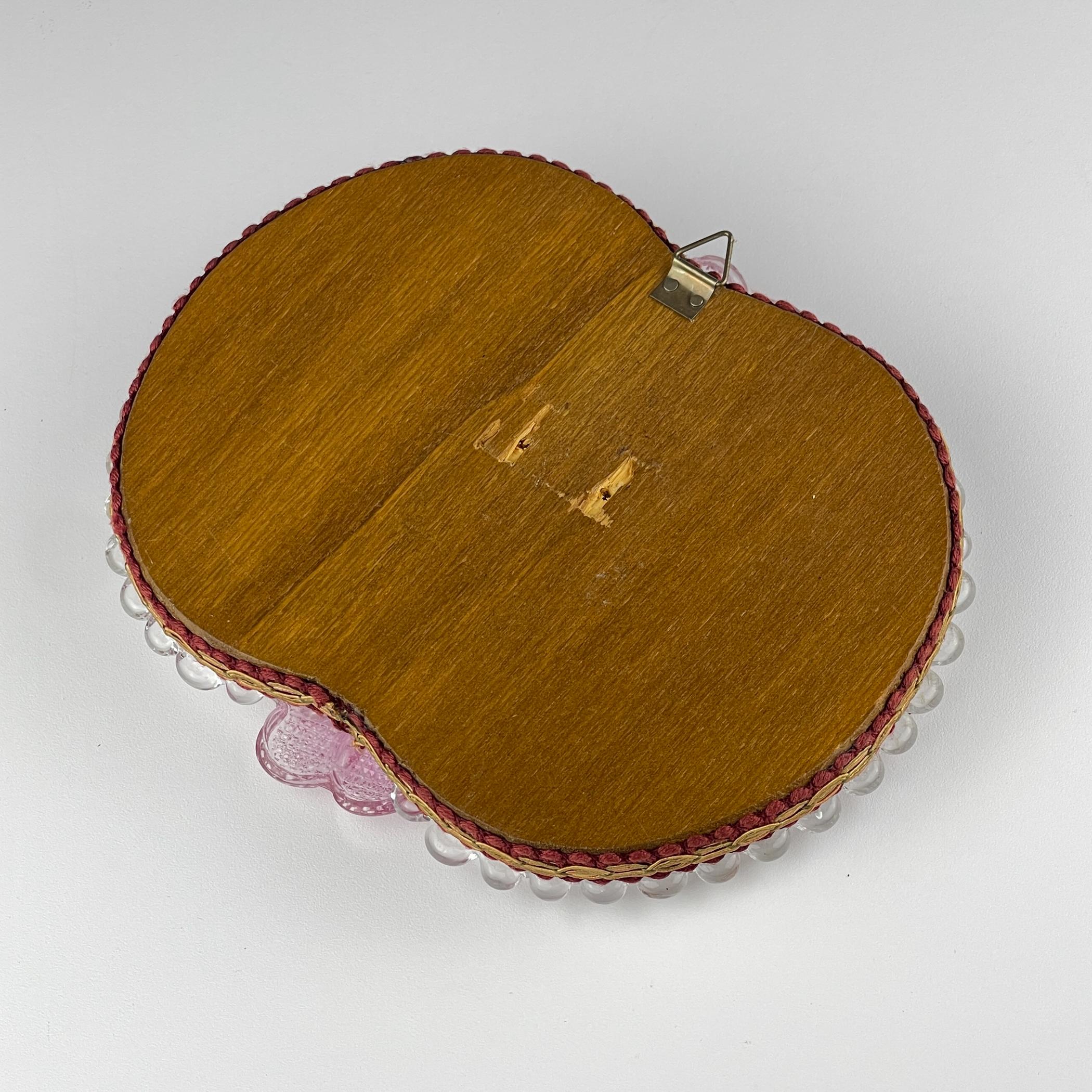 Original Small Murano glass mirror, Italy 1950s For Sale 4