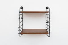 Original Small Teak Tomado Wall Mount Shelf Unit