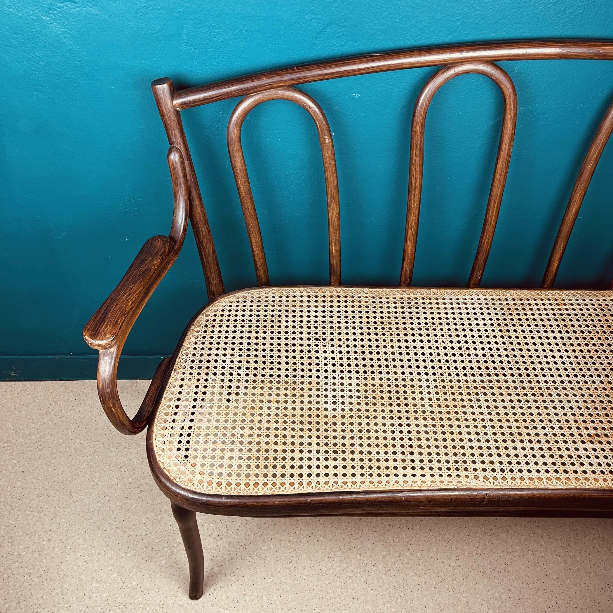 Original Sofa Canape Nr. 56 by Gebrüder Thonet Vienna Austria 1930s 3