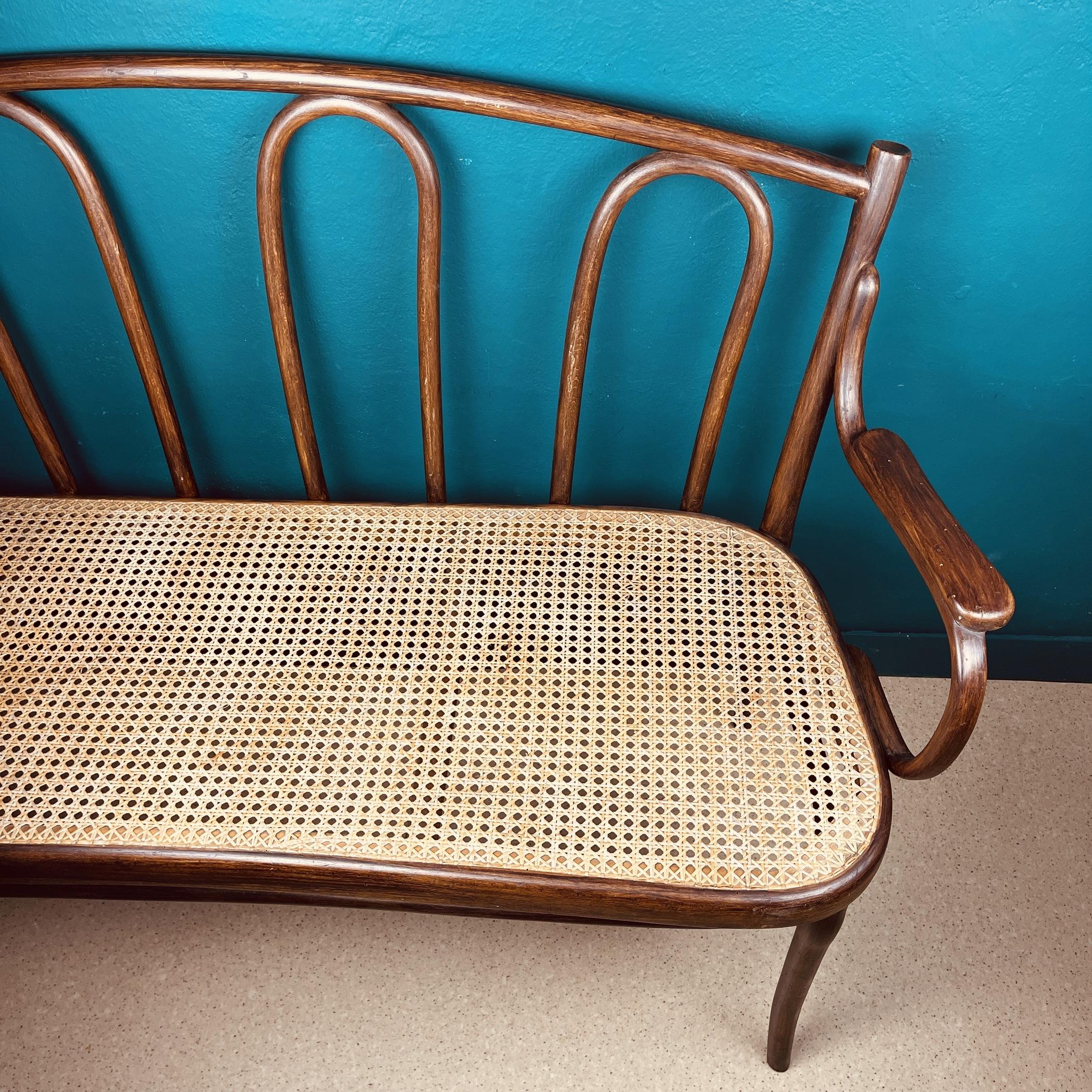 Original Sofa Canape Nr. 56 by Gebrüder Thonet Vienna Austria 1930s In Good Condition In Miklavž Pri Taboru, SI