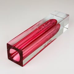 Original Sommerso Murano glass Vase by Pagnin & Bon, Italy 1960s