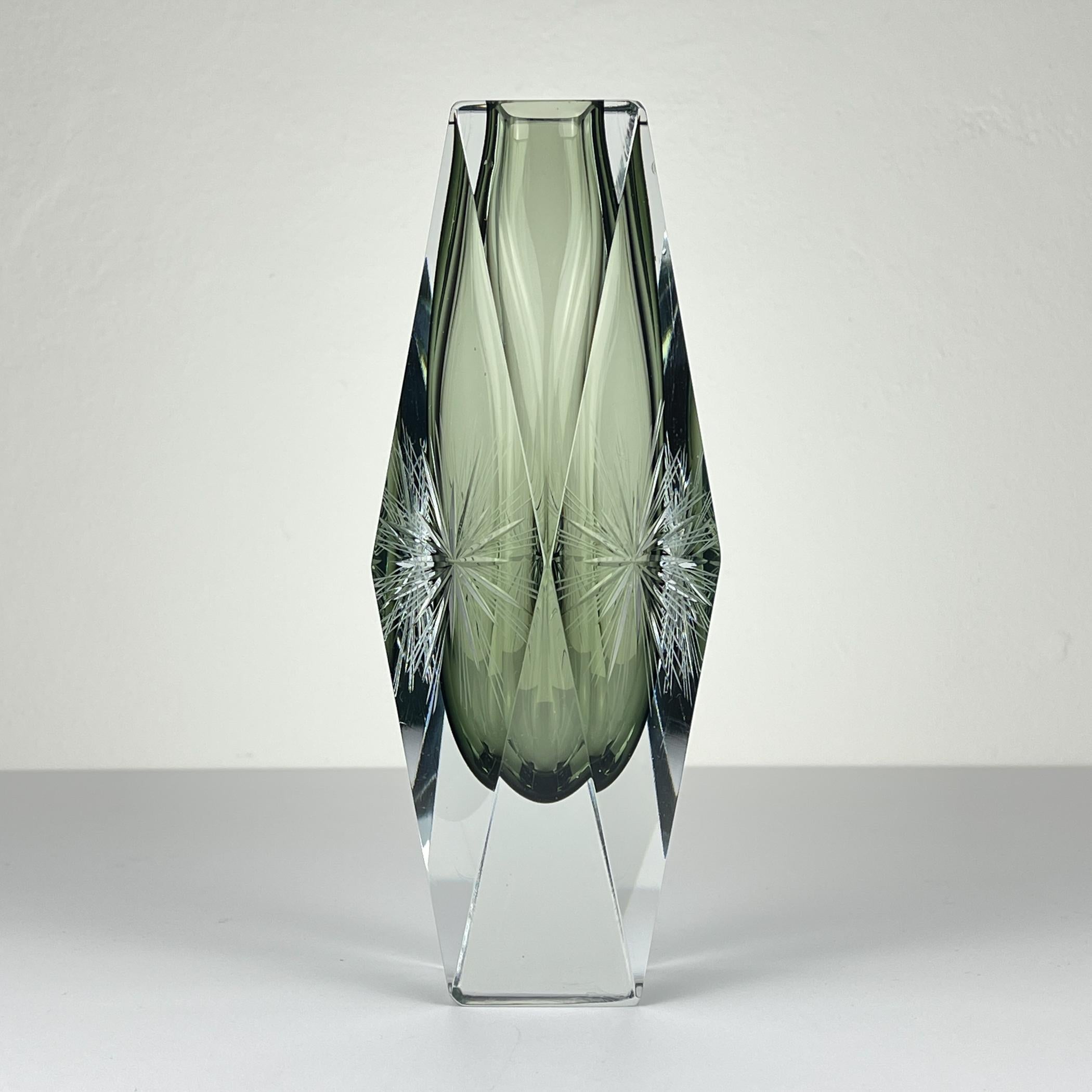 Original Murano-Glasvase Sommerso von Pagnin & Bon, Italien 1960er Jahre (Moderne der Mitte des Jahrhunderts) im Angebot
