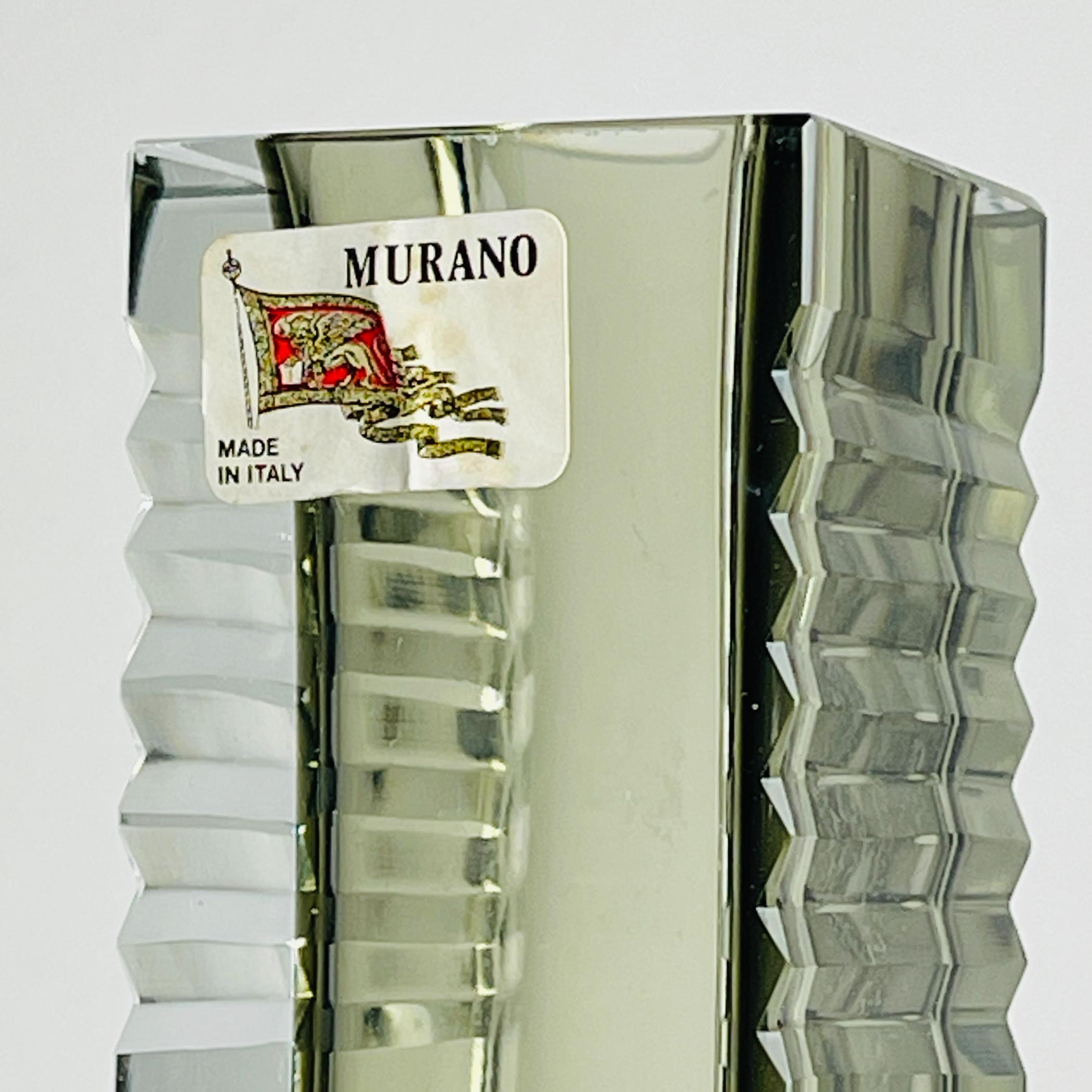 Original Sommerso Murano glass Vase by Pagnin & Bon, Italy 1960s In Good Condition For Sale In Miklavž Pri Taboru, SI