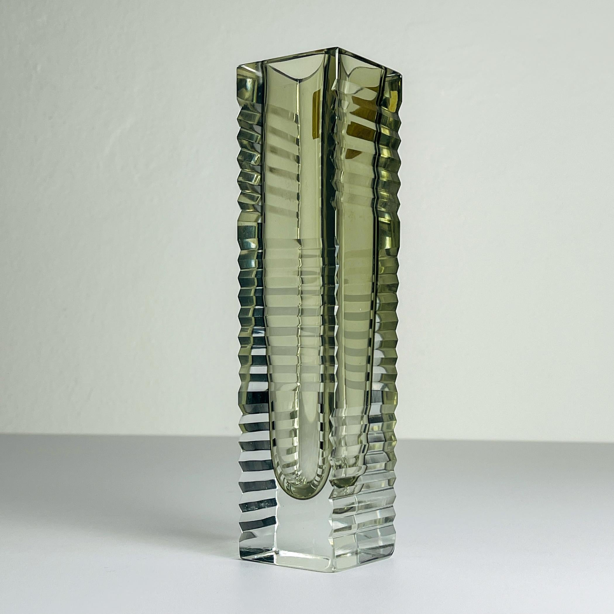 Murano Glass Original Sommerso Murano glass Vase by Pagnin & Bon, Italy 1960s For Sale