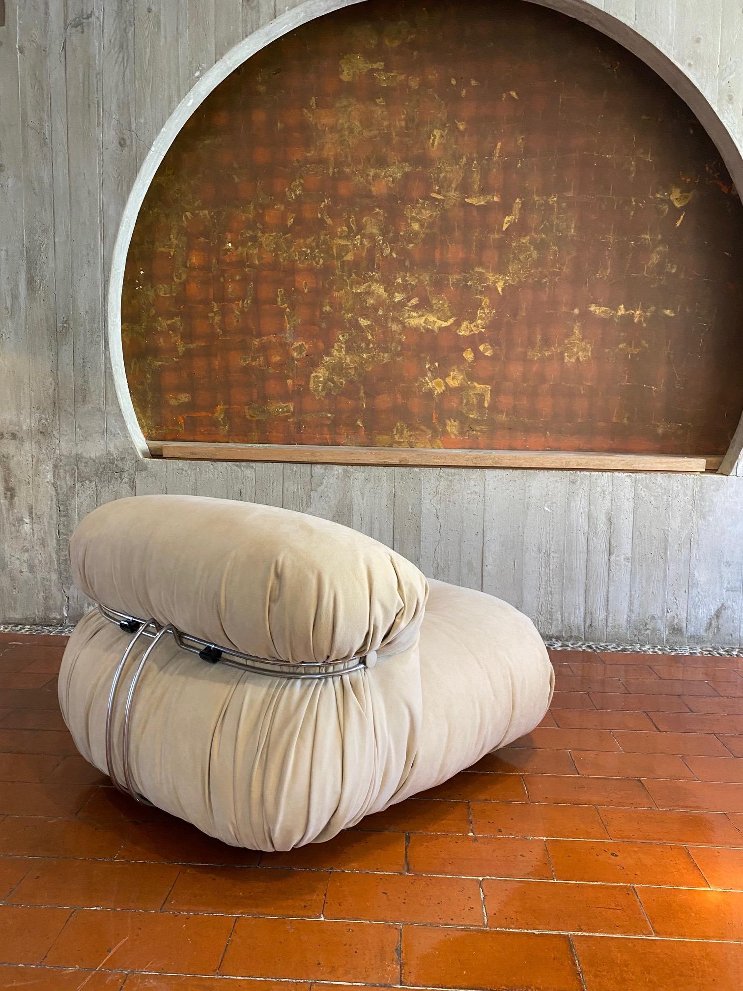 Original Soriana Lounge Chair by Afra & Tobia Scarpa, Cassini, 1970s 3