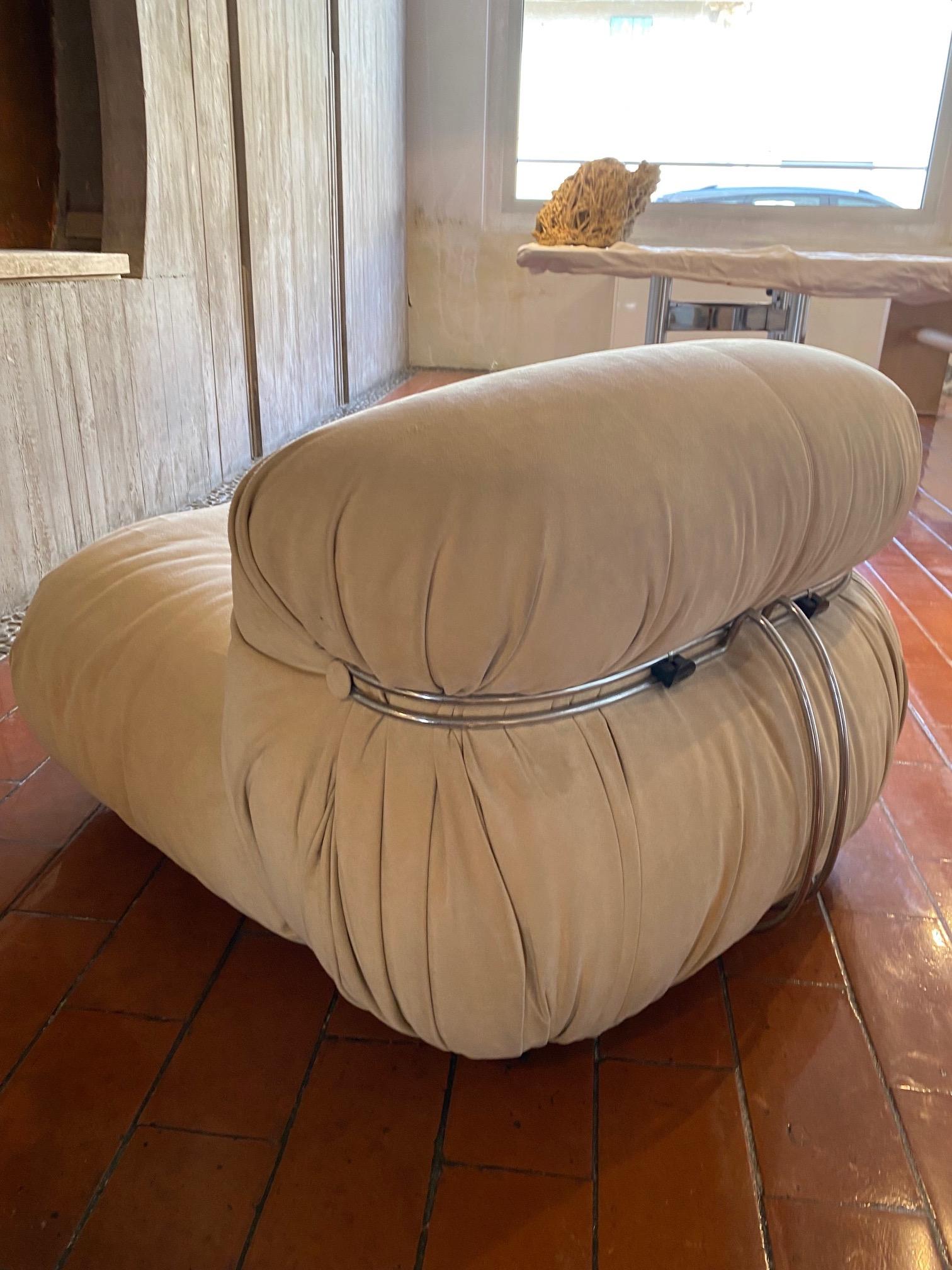 Original Soriana Lounge Chair by Afra & Tobia Scarpa, Cassini, 1970s 5