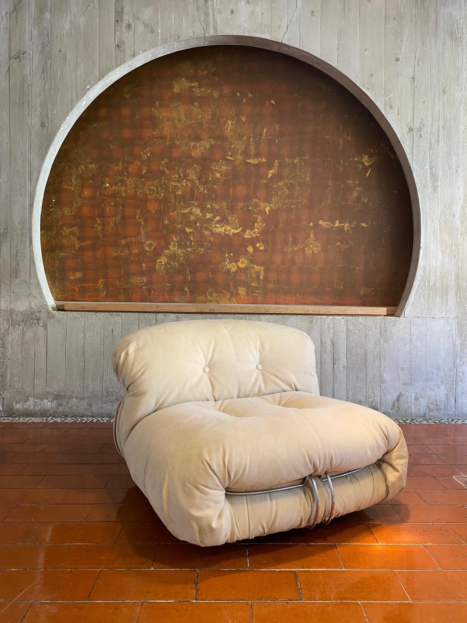 Afra & Tobia Scarpa, Soriana Armchair, Cassina, Italy, 1970s.

Afra (1937-2011) & Tobia (1935-) Scarpa both studied at the Venice Institute of Architecture. Their pieces are exhibited in many museums worldwide, collections the MoMa in New York and