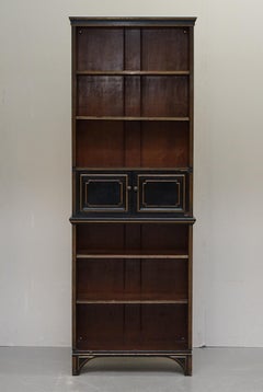 Original Stamped Holland & Sons's Aesthetic Movement Victorian Antique Bookcase