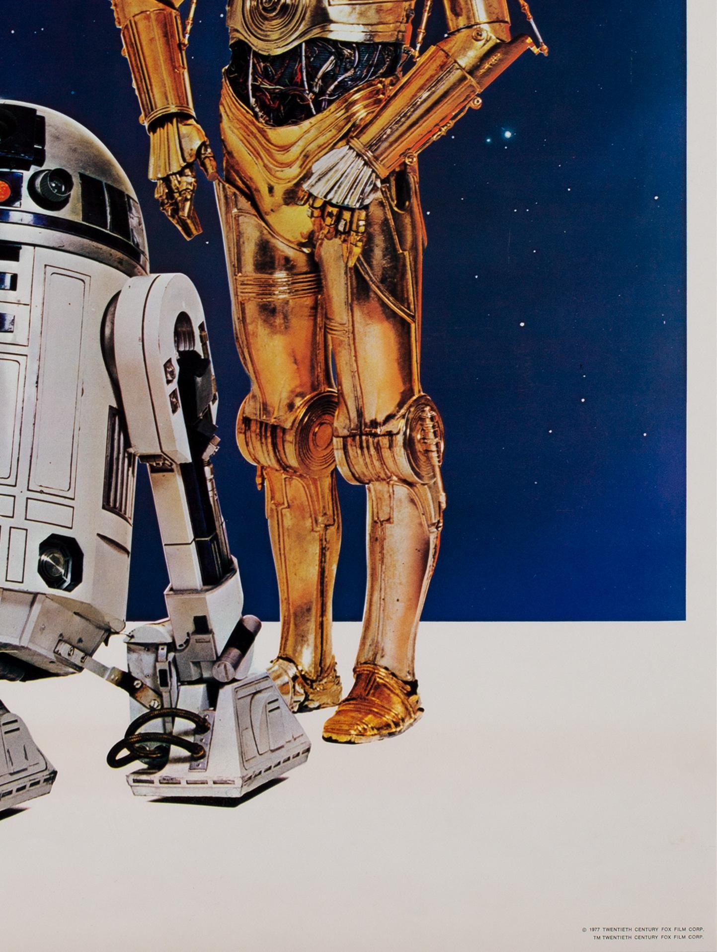 Affiche originale du film « Star Wars », 1977, États-Unis, commercial Excellent état à Bath, Somerset