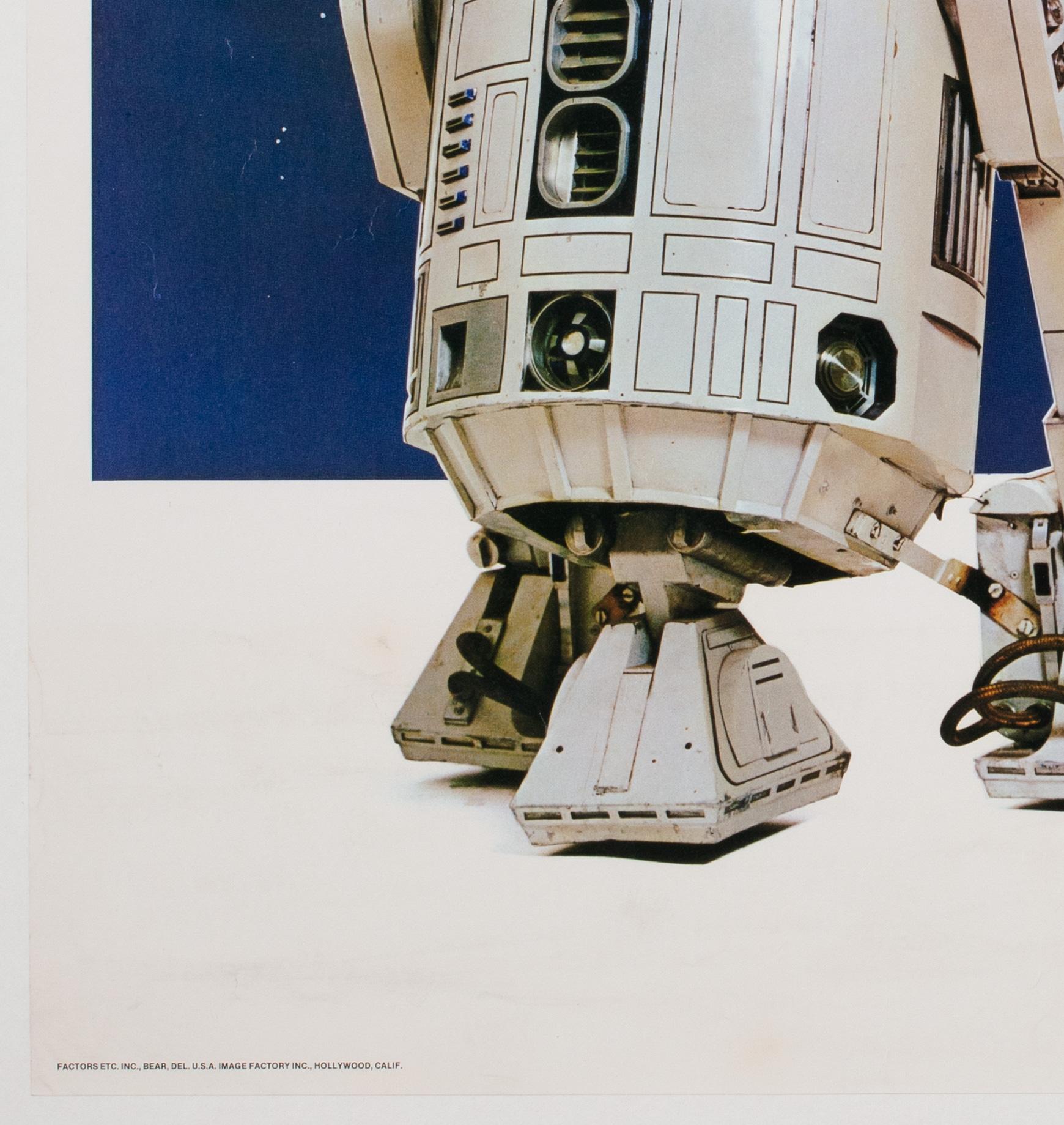 Affiche originale du film « Star Wars », Droids, 1977, commerciale américaine, support en lin en vente 1