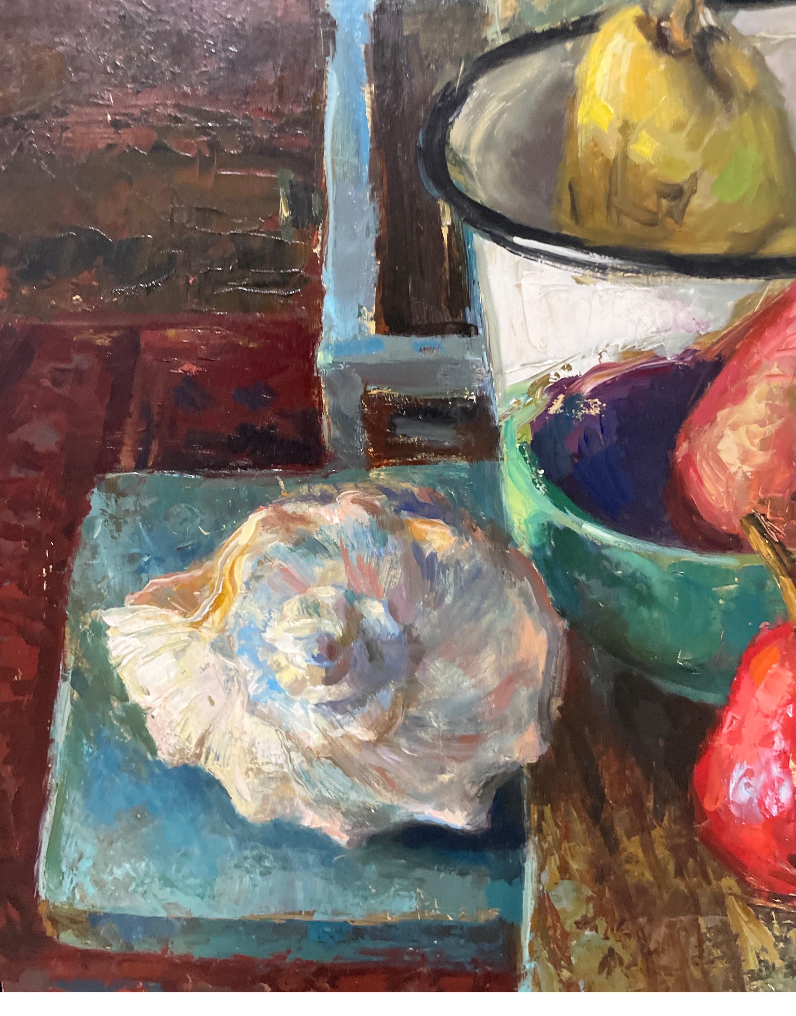 Original Still life Oil Painting by Paul H.King In Good Condition For Sale In West Palm Beach, FL