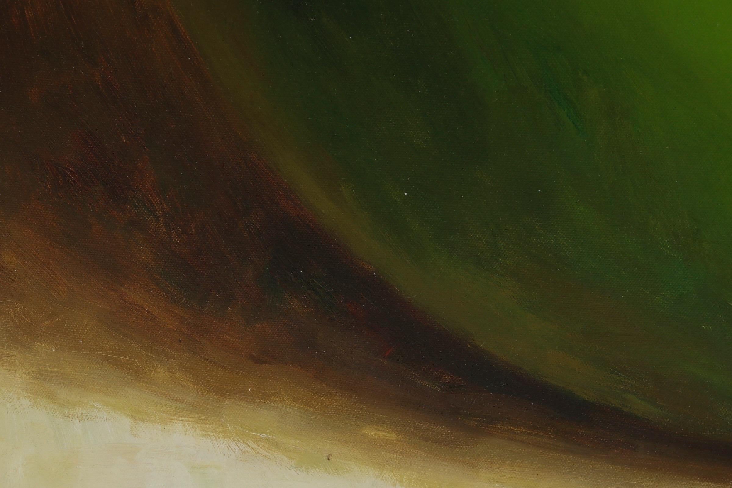 Original Stillleben 'Birne' Acryl auf Leinwand (21. Jahrhundert und zeitgenössisch) im Angebot