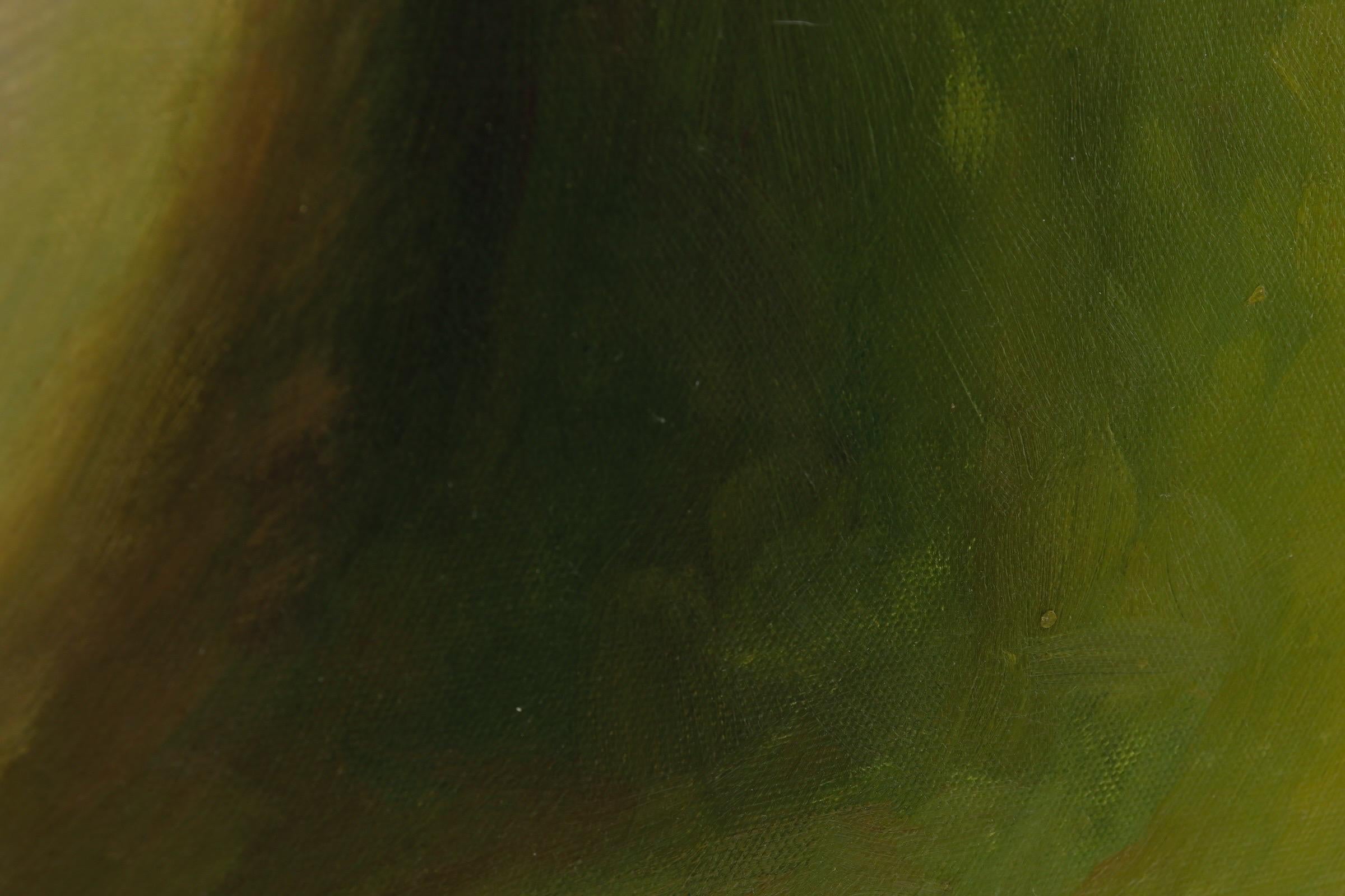 Original Stillleben 'Birne' Acryl auf Leinwand im Angebot 1