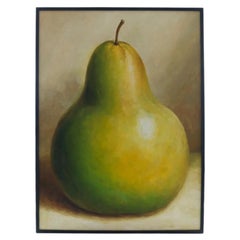 Original Still Life ‘Pear’ Acrylic on Canvas