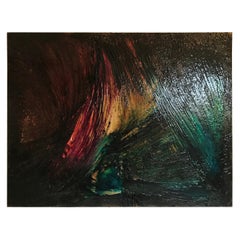 Original "Primary Storm" Modern Abstract Painting by Artist Saul Gil Corona