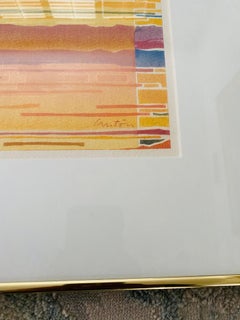 Original “Straw Rug Siesta” Watercolor by Anton Balcomb