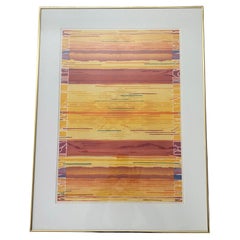 Original “Straw Rug Siesta” Watercolor by Anton Balcomb
