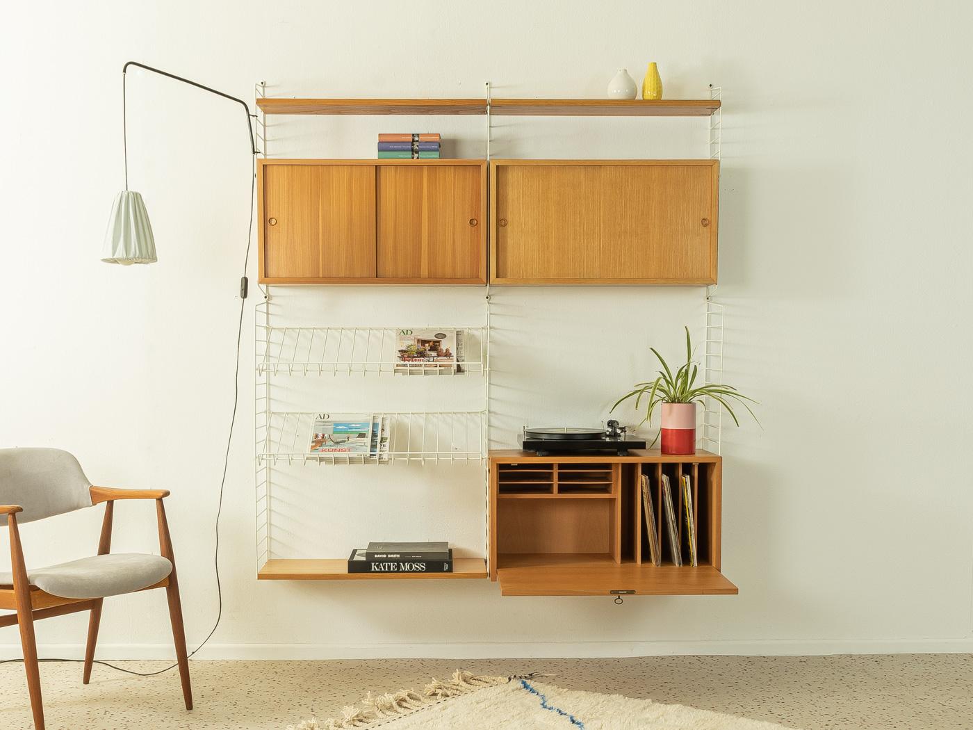Original String Design Shelving System, Designed by Nils Strinning ...