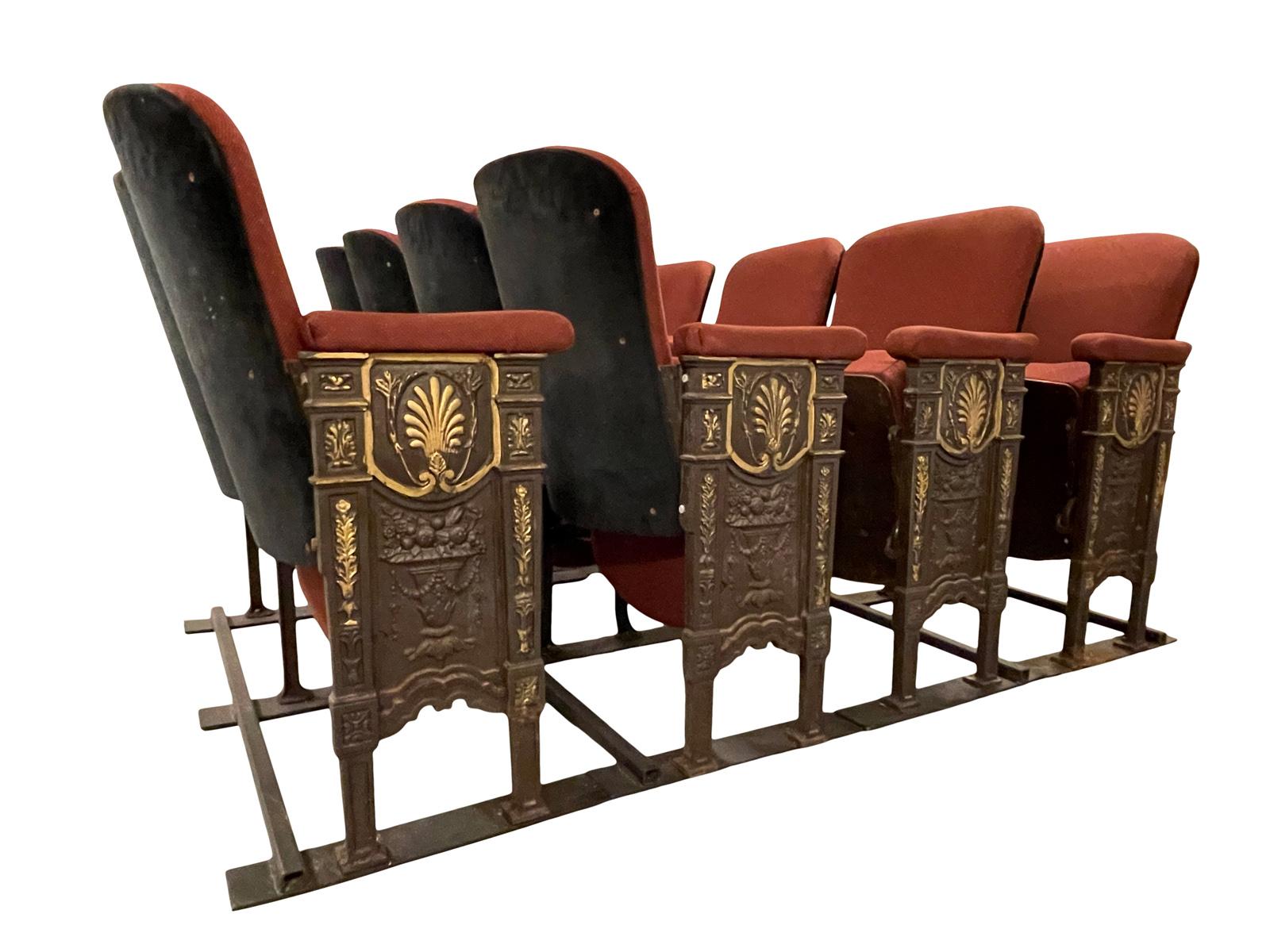 These are original 1920s art deco seating from Studio54 Newyork which have the original Cheetah upholstery underneath the existing. There is providence letter, stating where they came from any questions please feel free to reach out