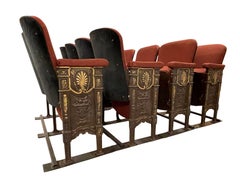 Original Studio54 Newyork Art Deco Theater Seating Chairs
